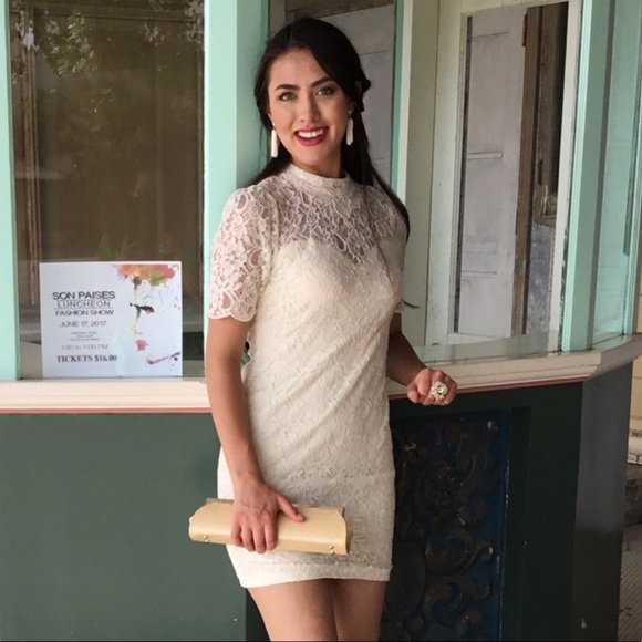 Son Paises Dresses & Skirts - Lace Creme Dress-LAST ONE